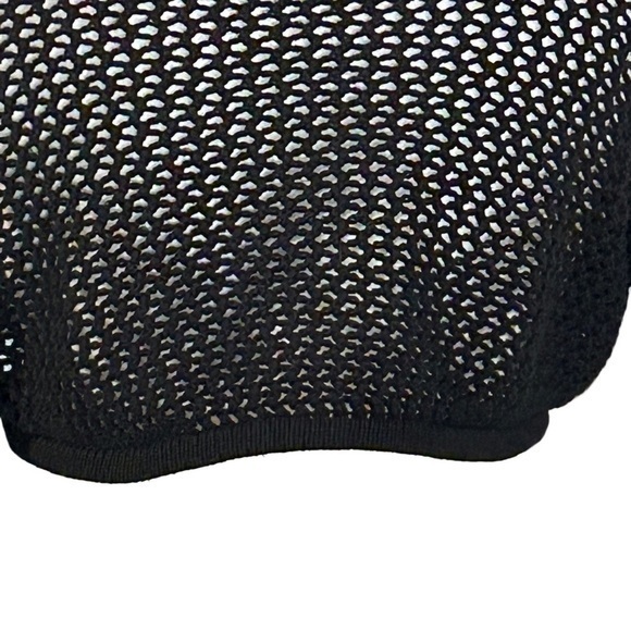 windsor Crocheted Cropped Sheer Long Sleeve Top Women’s Size M - Picture 5 of 5